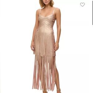 Hervé Léger metallic Vivienne dress